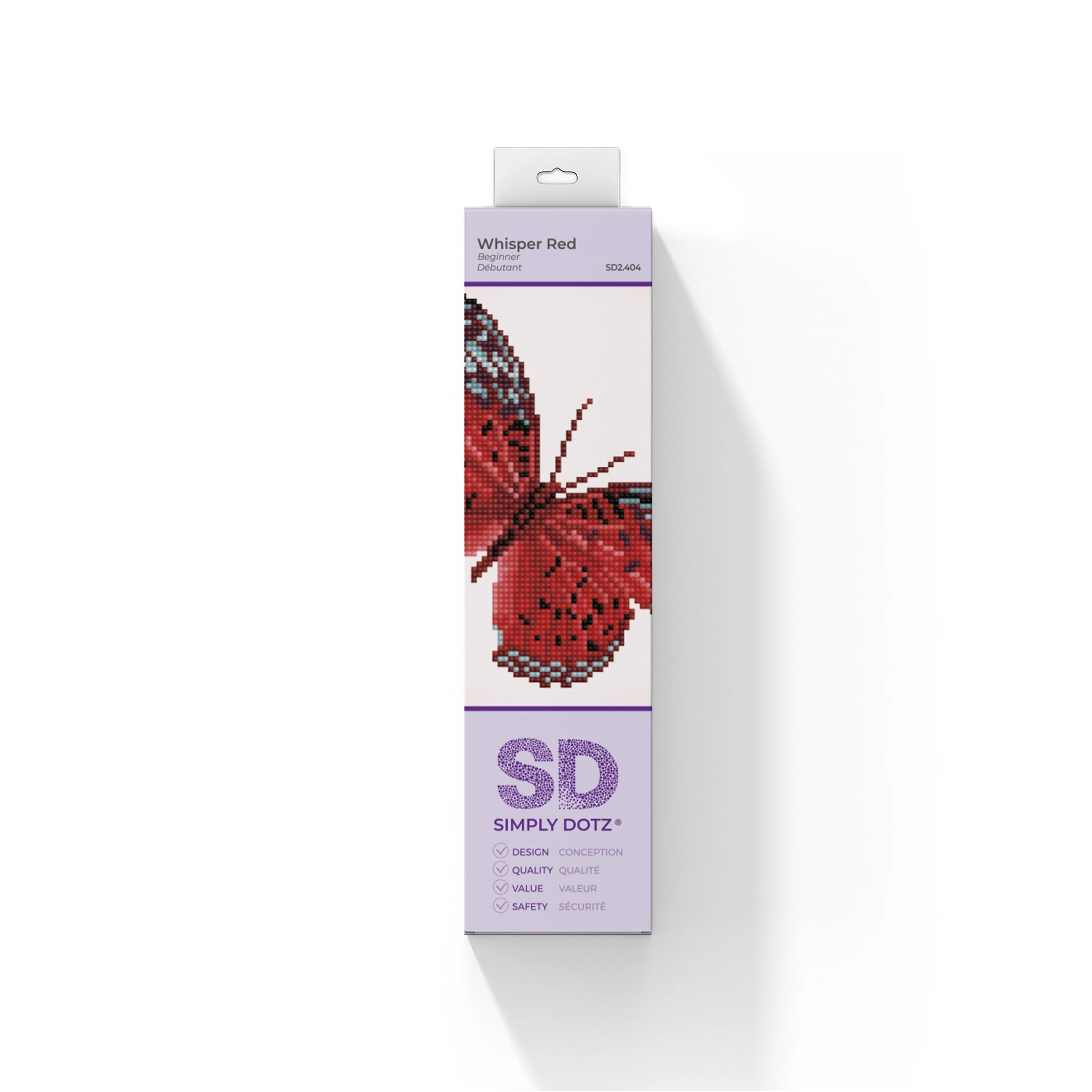Diamond Dotz Whisper Red - 9.1" x 9.1" - Image 3