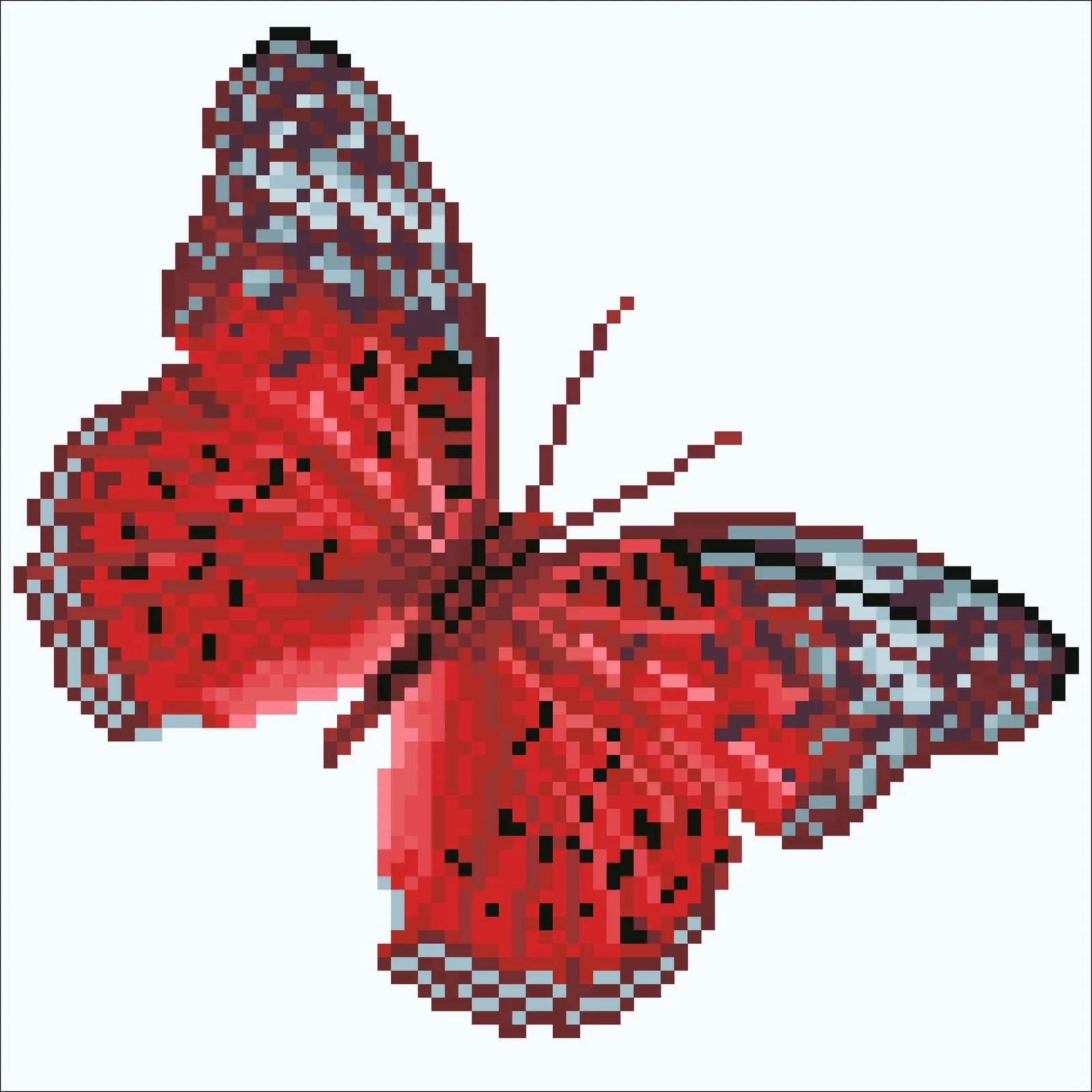 Diamond Dotz Whisper Red - 9.1" x 9.1" - Image 4