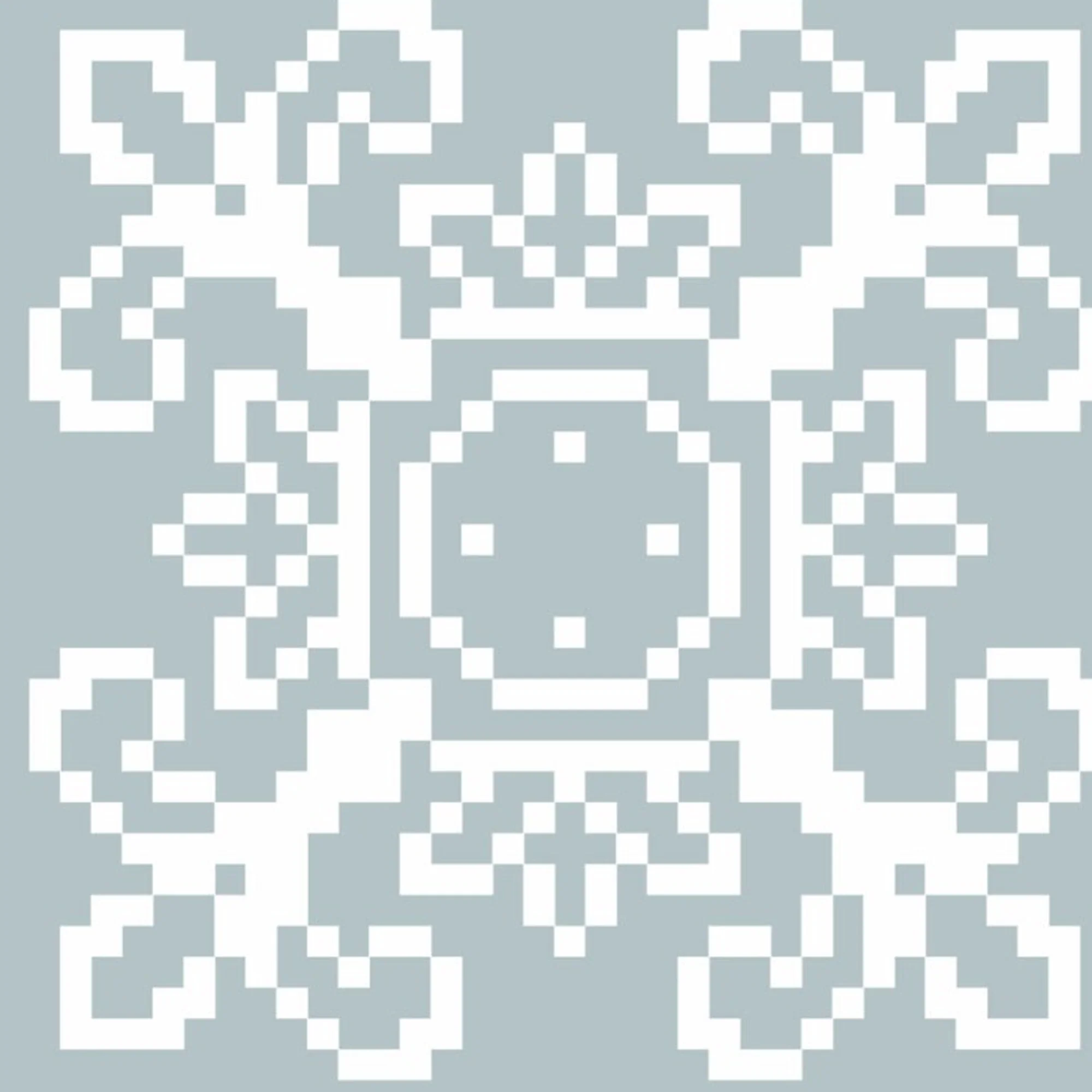 Diamond Dotz White on Blue - 4.0" x 4.0" - Image 5