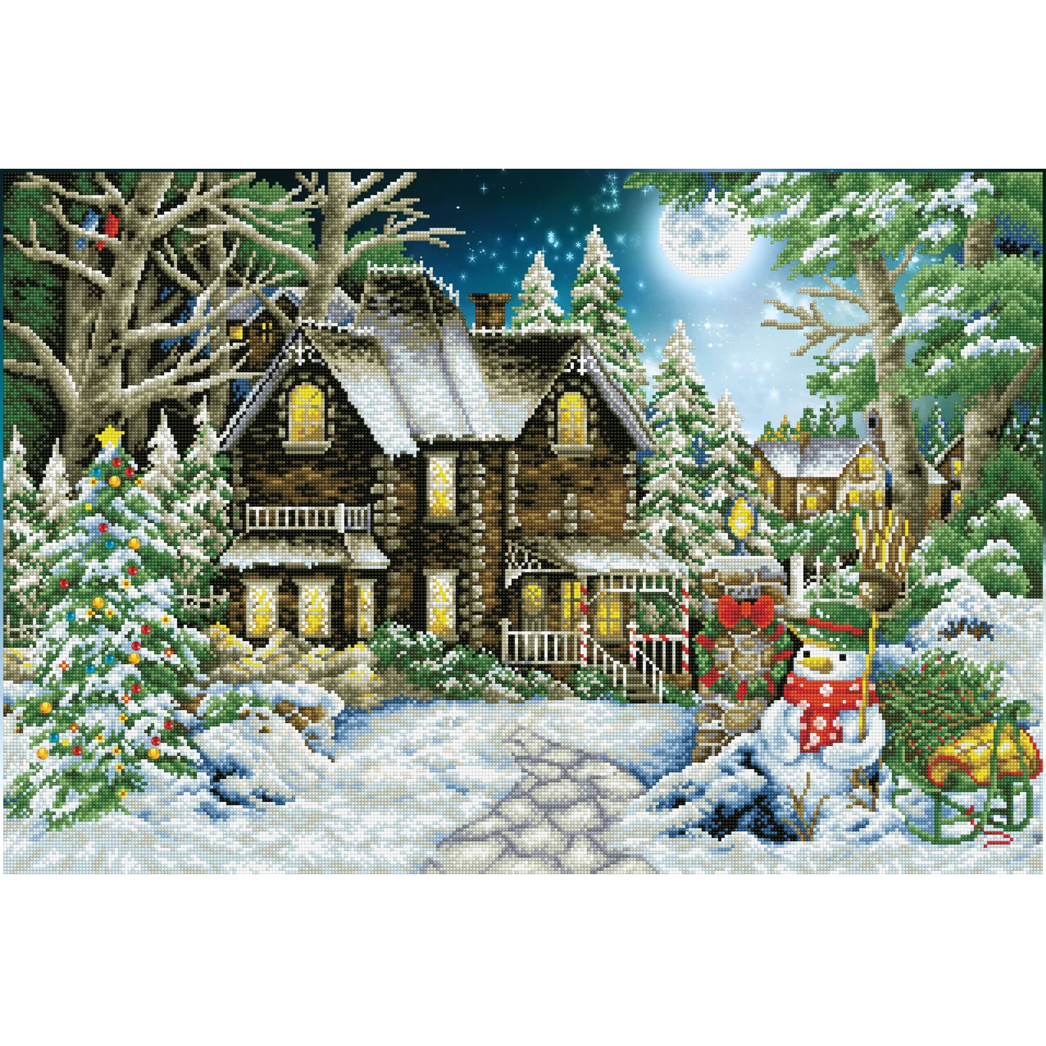 Diamond Dotz Winter Wonderland - 35.4" x 24.0" - Image 6