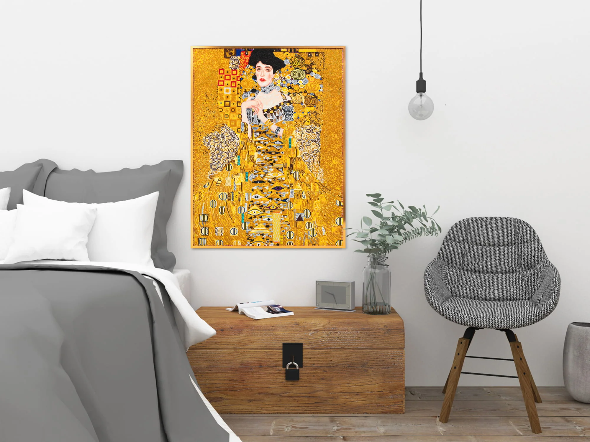 Woman in Gold (après Klimt) Masterclass - 26.4" x 35.8" - Image 4