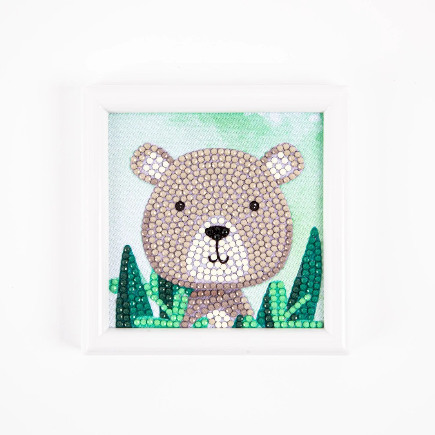Diamond Dotz Woodland Bear Framed Kit - 4.0" x 4.0" - Image 7