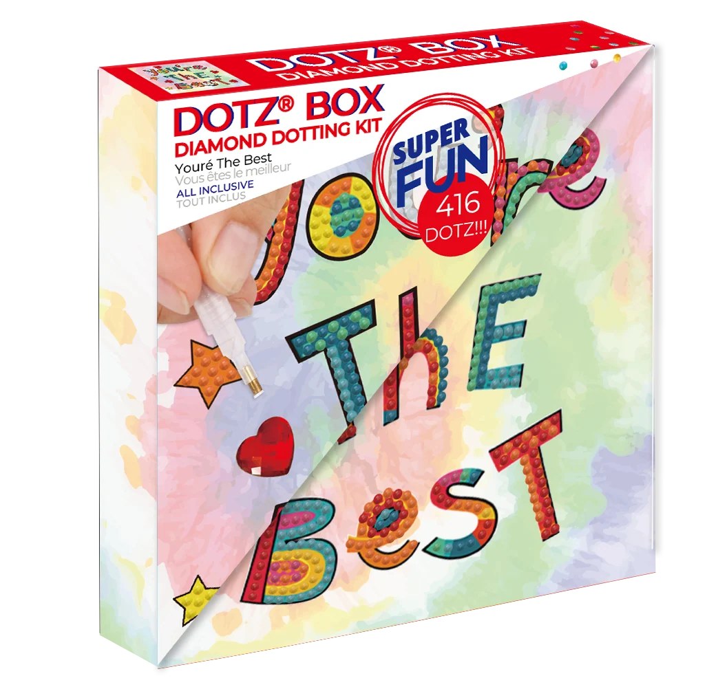 Diamond Dotz Decorative Box You're the Best Dotz Box – 12.6" x 12.6" - Image 2